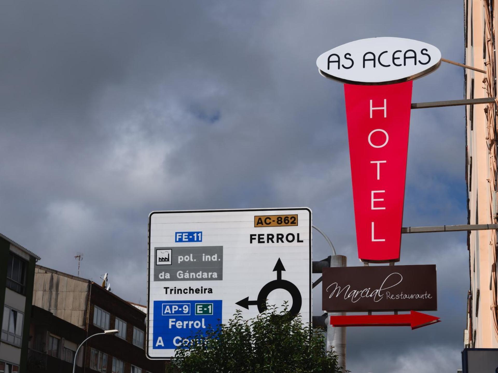 Hotel As Aceas Narón エクステリア 写真